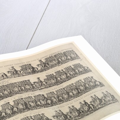 Coronation Procession of Charles II Through London, 1662 by Wenceslaus Hollar