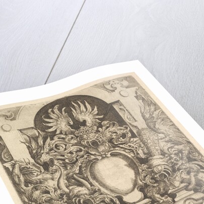 Design for a Cartouche, Plate from Dietterlin's Architecttura, 1598 by Wendel Dietterlin the Elder