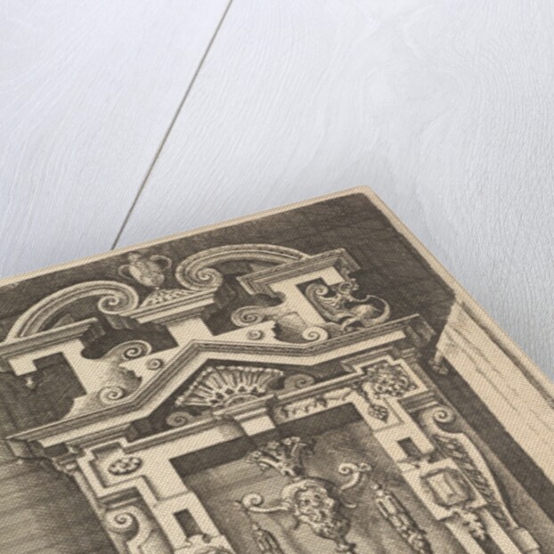 Design for a Lavabo, Plate 85 from Dietterlin's Architectura, 1598 by Wendel Dietterlin the Elder