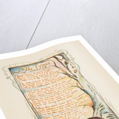Songs of Innocence and of Experience: The Tyger, ca. 1825 by William Blake