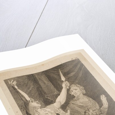 The Death of Lucretia, from Allen's New and Impartial Roman History, 1797 by William Blake
