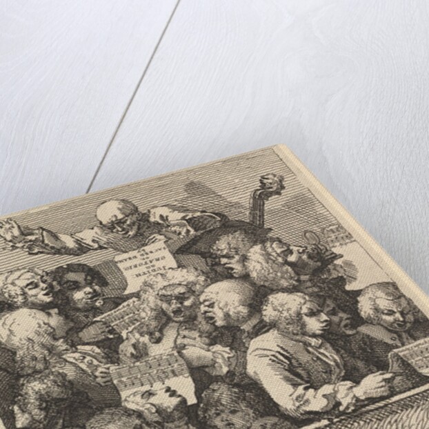 A Chorus of Singers, or The Oratorio, December 1732 by William Hogarth