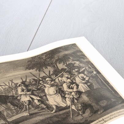 Hudibras' First Adventur by William Hogarth