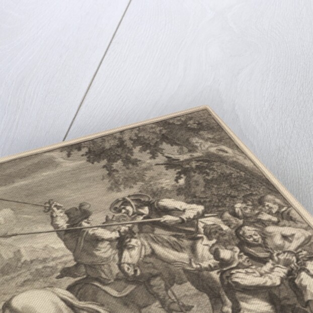 Don Quixote releases the Galley Slaves, 1756 or after by William Hogarth