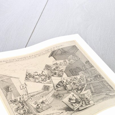 The Battle of the Pictures, 1745 by William Hogarth