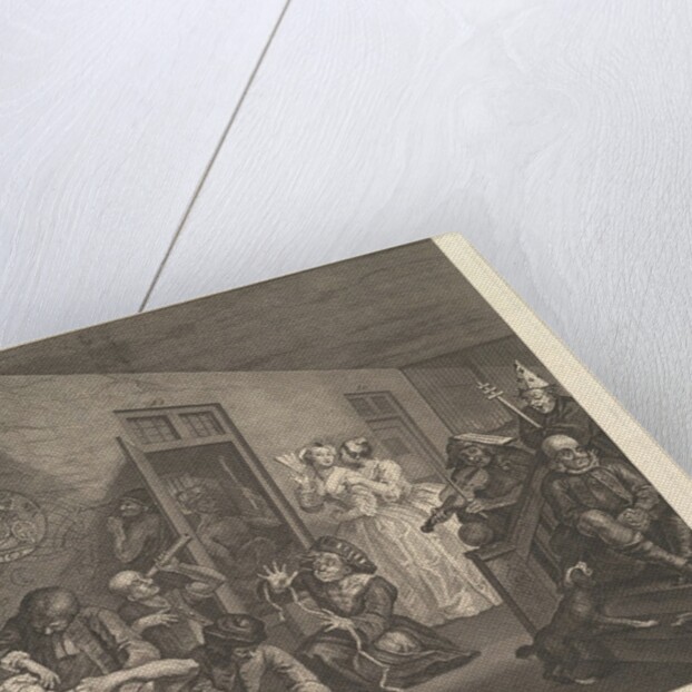 A Rake's Progress, Plate 8, [June 25, 1735] reissued 1763 by William Hogarth