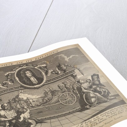 The Frontispiece and Its Explanation by William Hogarth