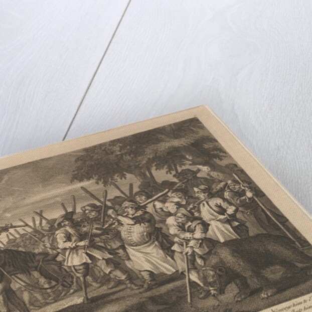 Hudibras's First Adventur by William Hogarth