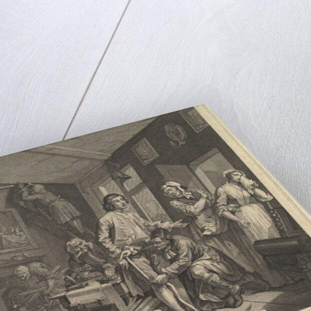 A Rake's Progress, Plate 1, June 25, 1735 by William Hogarth