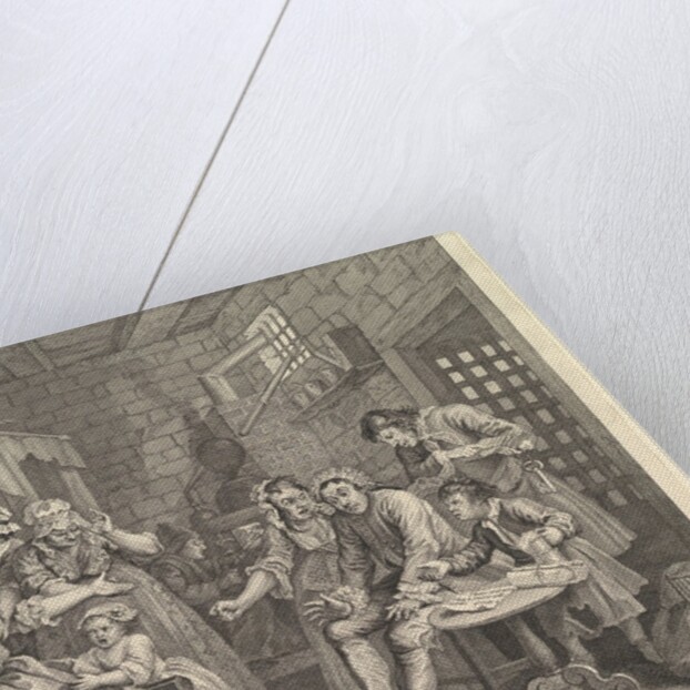 A Rake's Progress, Plate 7, June 25, 1735 by William Hogarth