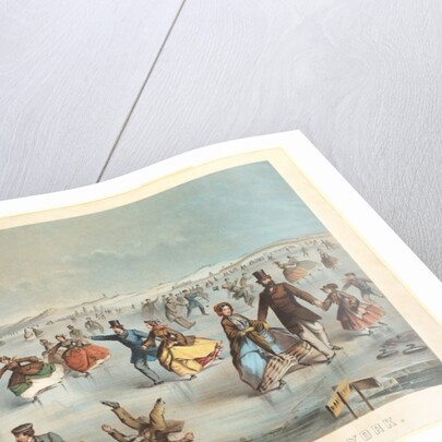 Skating in Central Park, New York, 1861 by Unknown