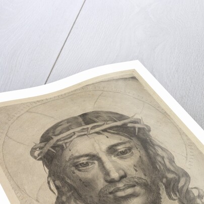 Face of Christ on St. Veronica's Veil, 1735 by Dudesert