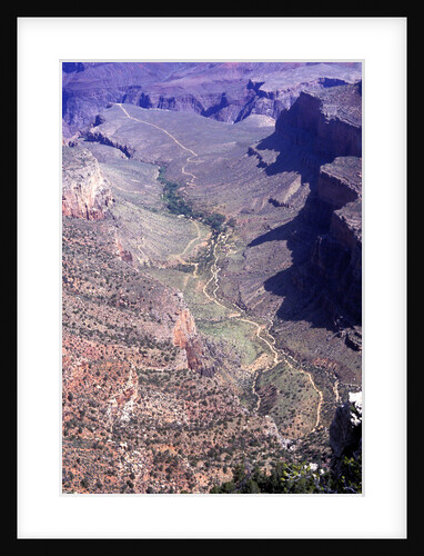 Aerial view of the Grand Canyon, Arizona, USA by Unknown