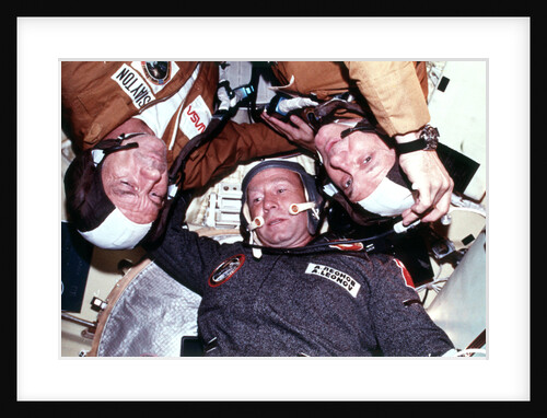 The two crews of the joint US/USSR ASTP docking in Earth orbit mission by Unknown