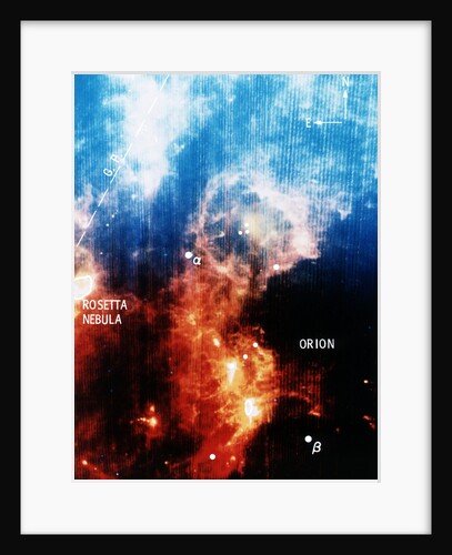 Infra-red view of constellation of Orion by Unknown