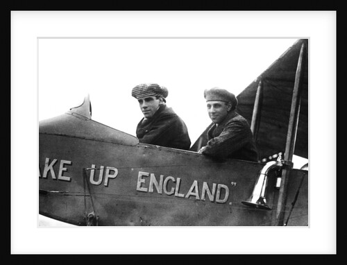 Graham White (left) and RT Gates, British pioneer aviators by Unknown