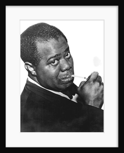 Louis 'Satchmo' Armstrong, American jazz trumpeter and singer by Unknown