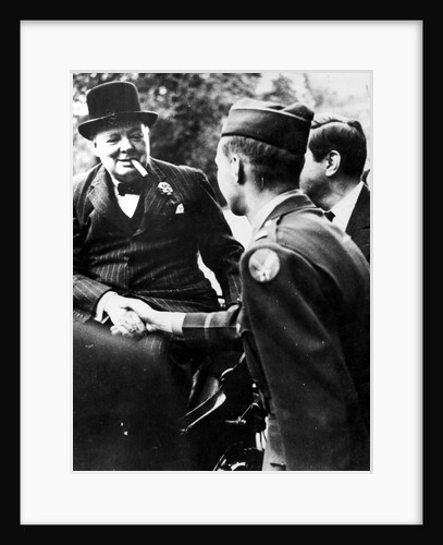 Winston Churchill, British statesman, World War II, 1939-1945 by Unknown