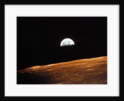 View of Earth from Apollo 10 orbiting the Moon, 1969 by Unknown