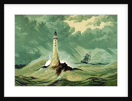 Eddystone Lighthouse, c1850 by Unknown