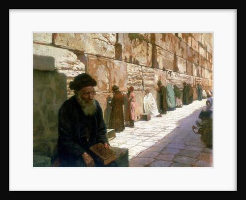 The Wailing Wall, Jerusalem, 19th century by Visily Ivanovithch Navosoff
