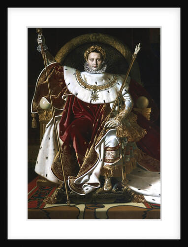 Napoleon I on the Imperial Throne, 1806 by Jean-Auguste-Dominique Ingres
