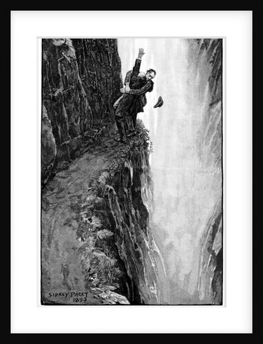 The death of Sherlock Holmes, 1893 by Sidney E Paget