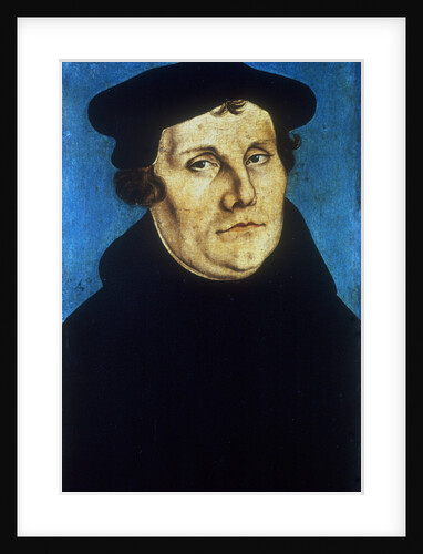 Martin Luther, German Protestant reformer, c1529 by Lucas Cranach the Elder