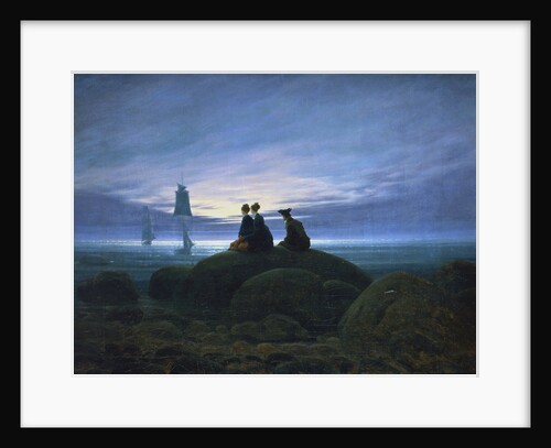 Moonrise over the Sea, 1774 by Caspar David Friedrich