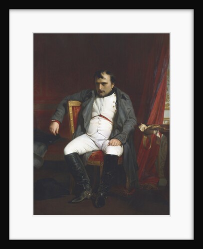 Napoleon at Fontainebleau During the First Abdication - April 1814 by Paul Delaroche