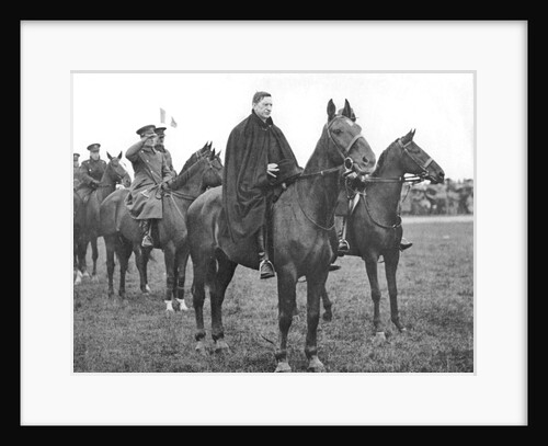 Eamon De Valera at a march-past of troops of the Irish Free State, Dublin, c1934-1935 by Unknown