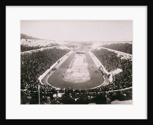 View of the first modern Olympic Games in Athens, 1896 by Unknown