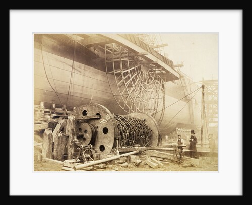 Isambard Kingdom Brunel beside the Great Eastern, c1857 by Robert Howlett