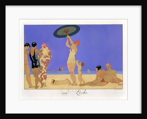 At the Lido, 1920 by Henri Reidel