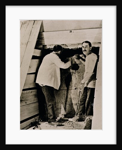 Howard Carter, British archaeologist, in the Valley of the Kings, Egypt, 1922 by Harry Burton