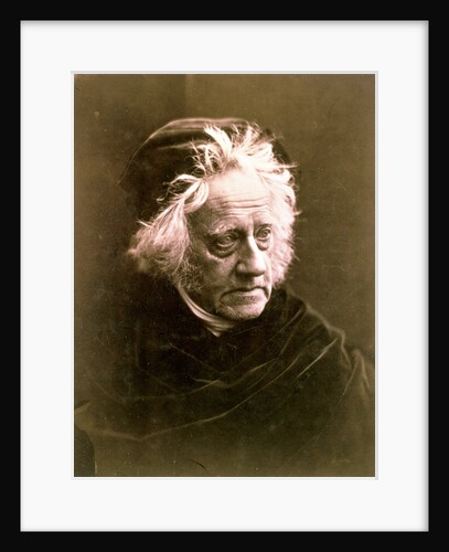 Sir John Frederick William Herschel, British astronomer, 1867 by Julia Margaret Cameron