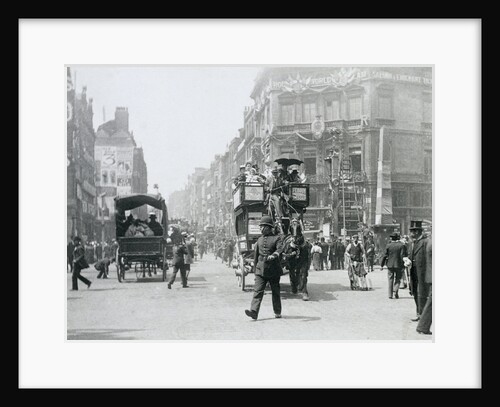 Ludgate Circus, London, prepared for Queen Victoria's Diamond Jubilee, 1897 by Paul Martin