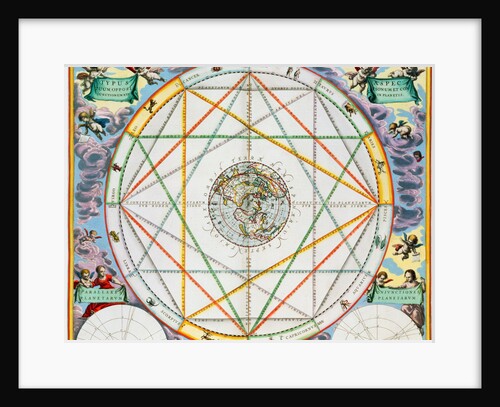 The conjunction of the planets, 1660-1661 by Andreas Cellarius