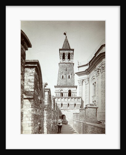 The Armoury (Oruzheynaya) Tower in the Kremlin, Moscow, Russia, before 1889 by Ivan Fyodorovich Borschchevsky