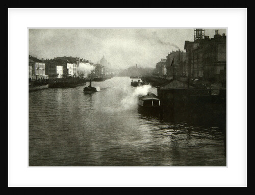 The Fontanka River in St Petersburg, Russia, 1900s by Fred Boisson