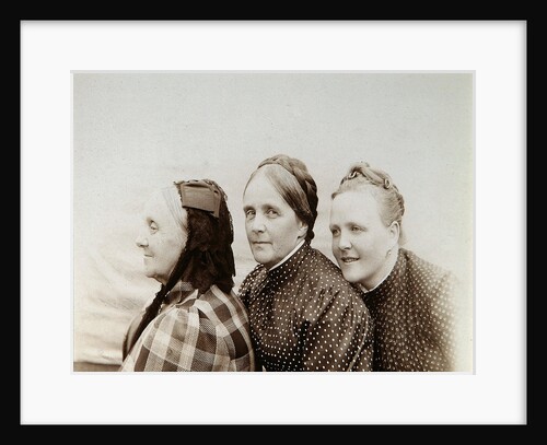 Portrait of three women, Russia, 1890s by Unknown
