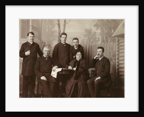 Portrait of the family of Sophia Perovskaya, 1860s by Unknown