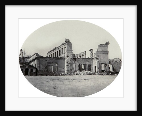 Damaged building in Sevastopol after the Crimean War, Crimea, 1850s by Unknown