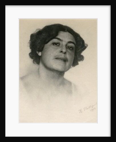 Portrait of the Russian actress Voronets, c1916 by Nikolai Petrov