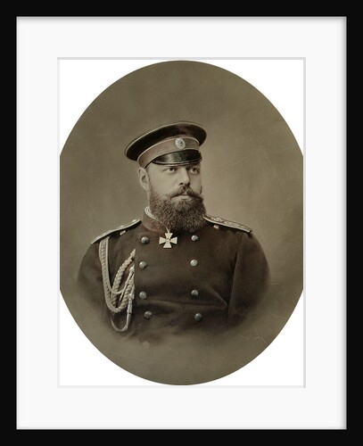 Portrait of Tsar Alexander III of Russia, early 1890s by Charles Bergamasco