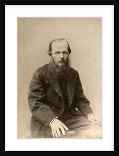 Fyodor Dostoevsky, Russian novelist, c1860-c1881 by Lauffert