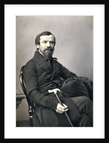 Michail Pogodin, Russian historian and journalist, 1850s by Karl August Bergner