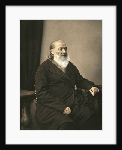 Sergei  Aksakov, Russian author, 1850s by Karl August Bergner