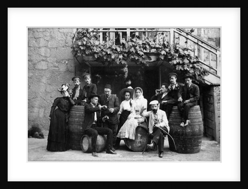 Russian author Alexander Kuprin with his wife in Yalta, Crimea, early 20th century by Unknown