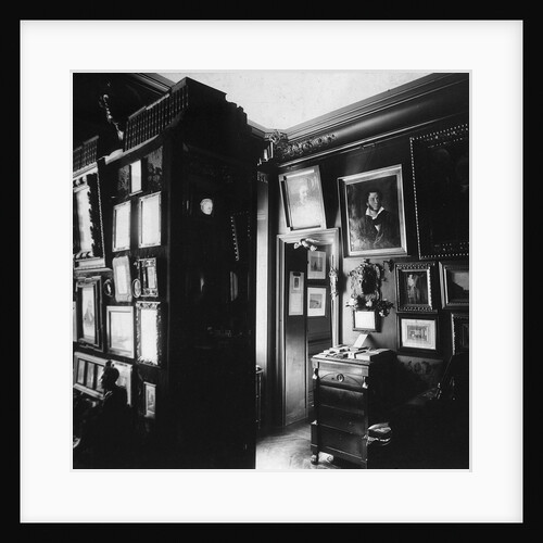 Interior of the Museum of the author and Historian Alexander Onegin in Paris, 1920s. by Anonymous